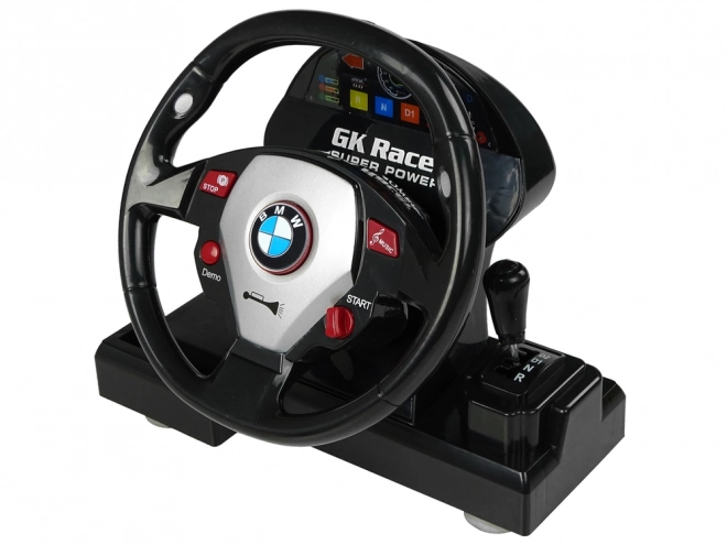 BMW M3 zdalnie sterowane auto czarne 2.4G zdalne sterowanie kierownicy 1:18 dźwięki światła