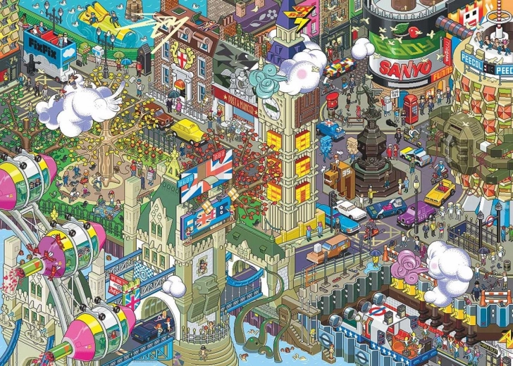 Puzzle 1000 elementów Londyn – Pixorama