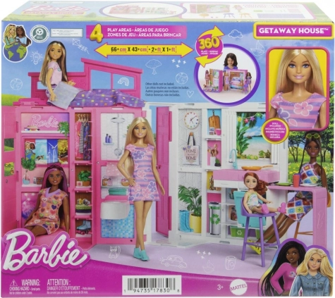 Barbie przytulny domek z lalką