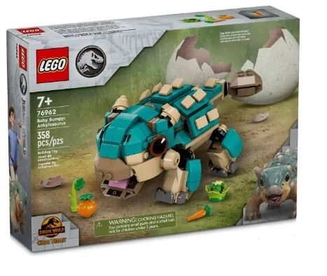 LEGO Jurassic World 76962 Mały Ankylosaurus Bumpy