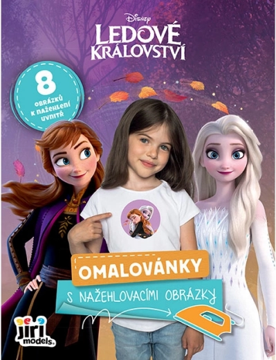 Kolorowanka z naszywanymi obrazkami FROZEN – Kraina Lodu