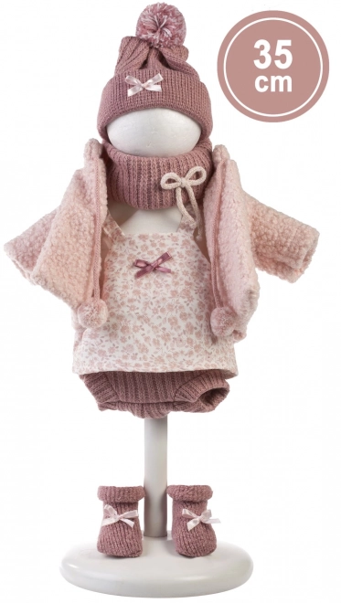 Llorens 535S SARA - realistyczna lalka z miękkim materiałowym ciałem - 35 cm