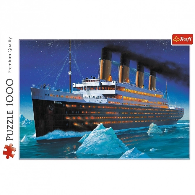 Puzzle Titanic 1000 elementów w pudełku 40x27x6cm