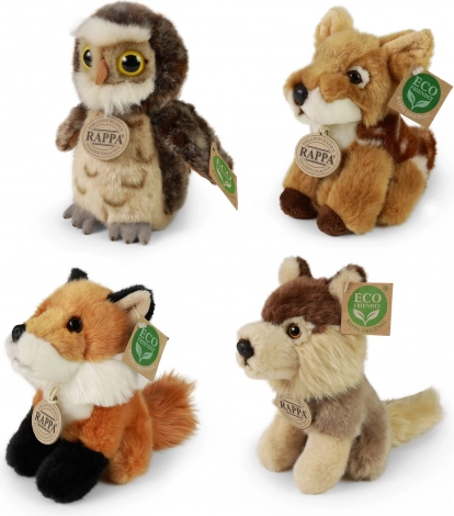 Pluszowe leśne zwierzątka 16 cm eco-friendly RAPPA