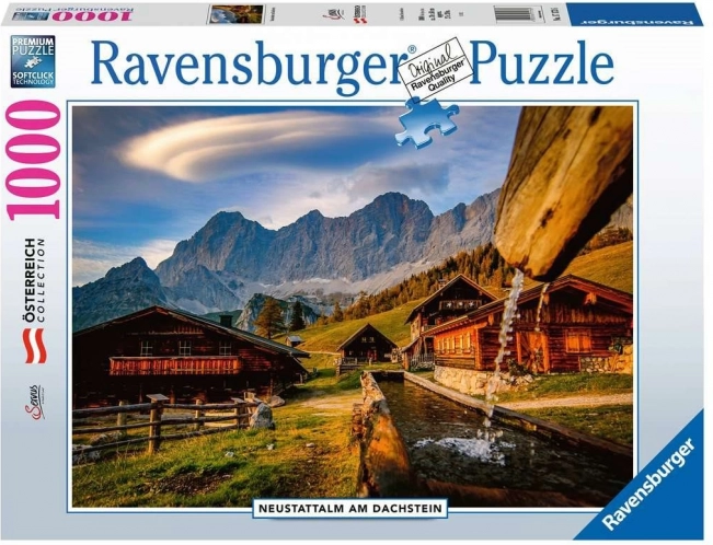 Puzzle RAVENSBURGER Neustattalm pod Dachsteinem 1000 elementów