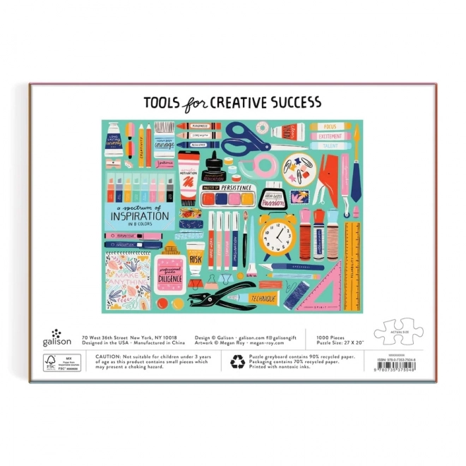Puzzle Galison Kreatywne Narzędzia 1000 elementów