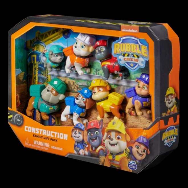 Figurki PSI PATROL – Rubble i ekipa, zestaw prezentowy 7 szt.