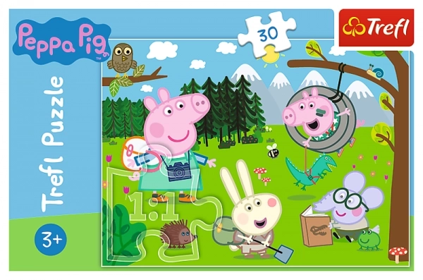 Puzzle Trefl Peppa Pig Leśna wyprawa 30 elementów
