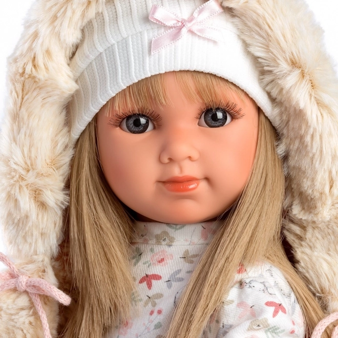 Llorens 53541 ELENA - realistyczna lalka z miękkim materiałowym ciałem - 35 cm