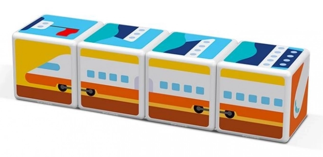 GEOMAG Magnetyczne klocki Magicube Środki transportu