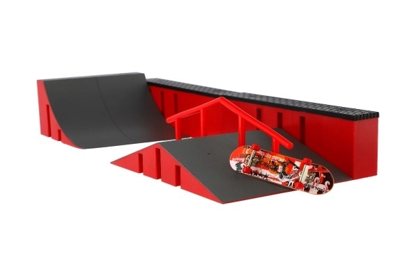 Skatepark z palcowym śrubowym deskorolką