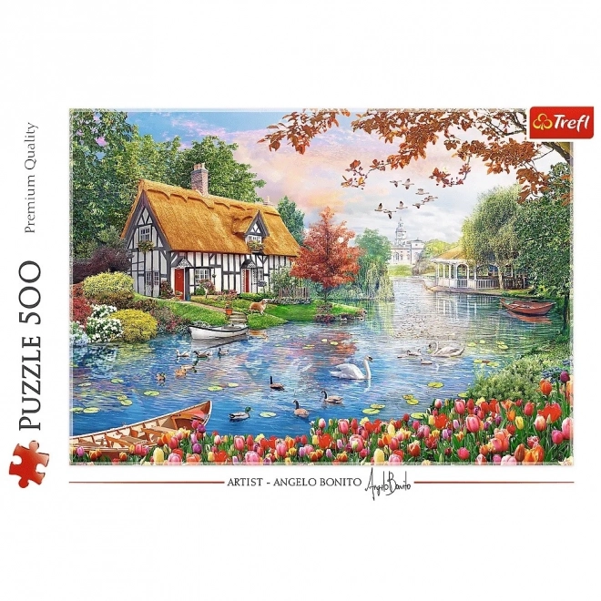Puzzle 500 elementów Cichy Port