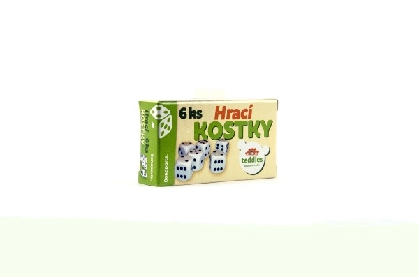Zestaw kostek do gry 6 szt.