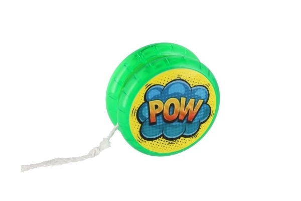 Jojo świecące plastik 6cm na baterie mix rodzajów 12 sztuk w pudełku