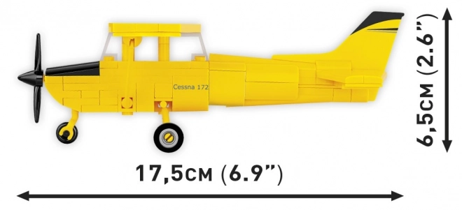 Zestaw konstrukcyjny Cessna 172 Skyhawk żółta