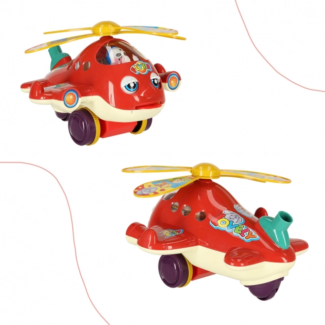 Chodzik Samolot Helikopter z Dźwiękiem