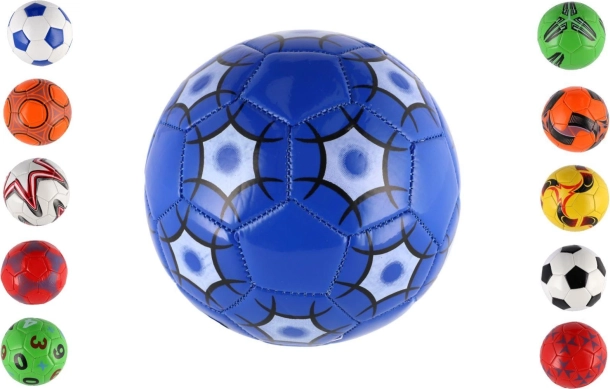 Piłka nożna junior 15 cm – szyta, skórzana, mix kolorów