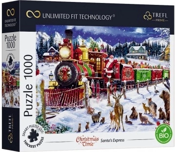 Trefl Puzzle UFT Christmas Time: Mikołajowy Express 1000 elementów