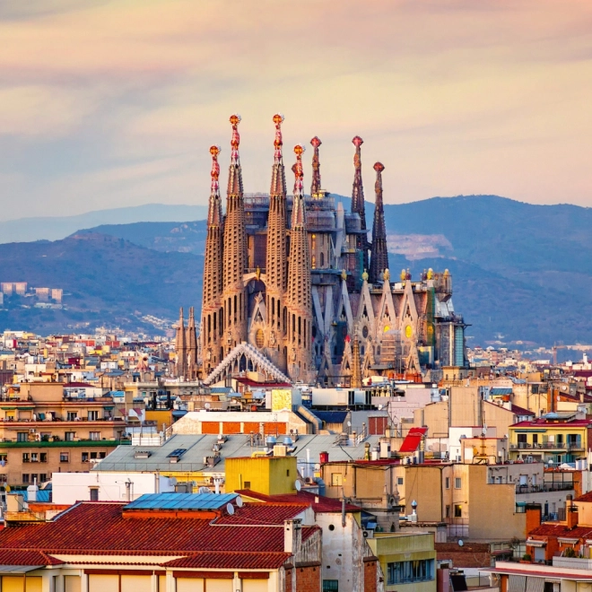 Kalendarz ścienny Barcelona 2026, 30 x 30 cm