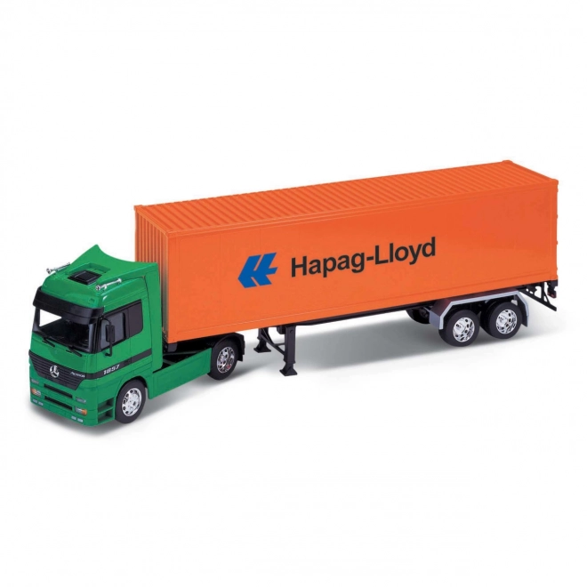 Welly Ciągnik z naczepą Mercedes-Benz Actros 1:32