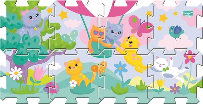 TREFL Piankowe puzzle Rozbrykane koty