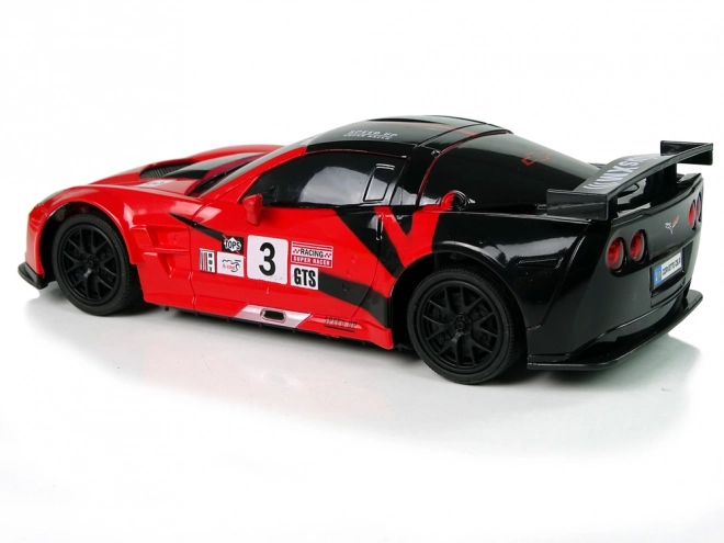 Sportowy samochód R/C 1:24 Corvette C6.R czerwone z oświetleniem