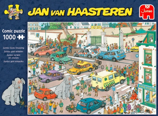 JUMBO Puzzle Jumbo robi zakupy, 1000 elementów