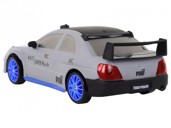 Zdalnie sterowany samochód sportowy R/C 1:24 wymienne koła – szare