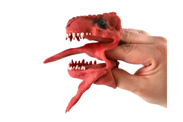 Pacynka dinozaur 6x8cm silikon 3 kolory