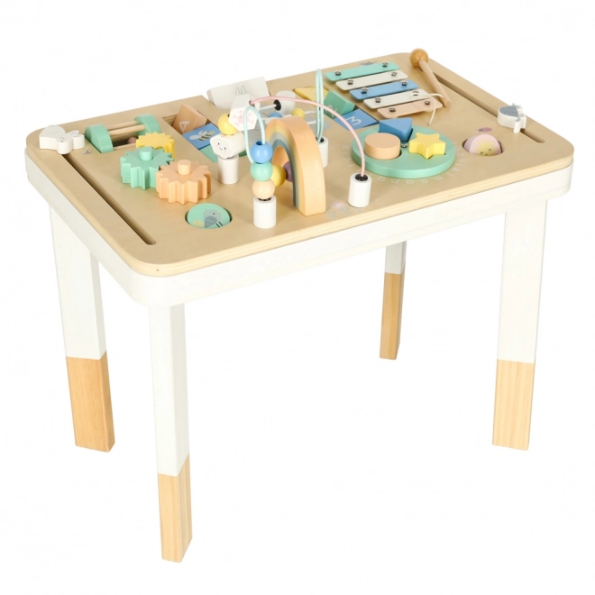 Drewniany Stolik Montessori dla Dzieci Lulilo