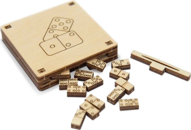 Drewniane 3D mini domino WOODEN CITY