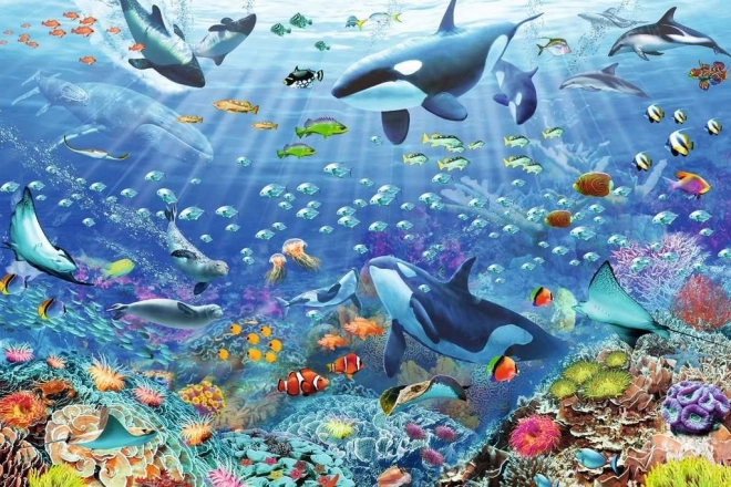 Ravensburger puzzle kolorowy podwodny świat 3000 kawałków
