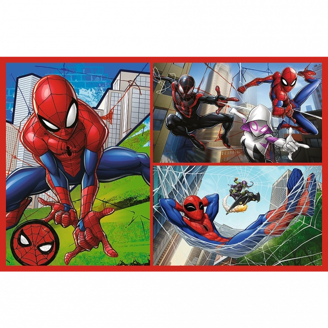 Puzzle 2x70 - Pajęcze historie Disney Marvel Spiderman