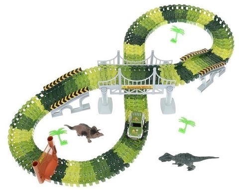 Park Dinozaurów Zestaw z Trasą