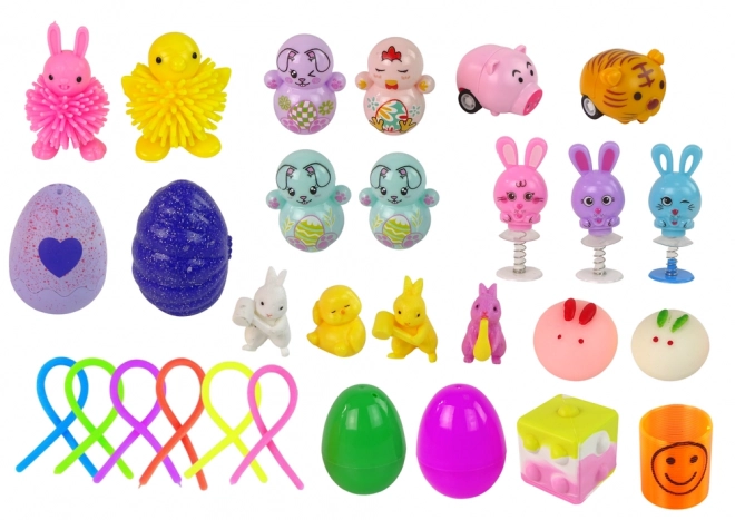 Wielkanocny zestaw antystresowy Fidget Toys 36 sztuk