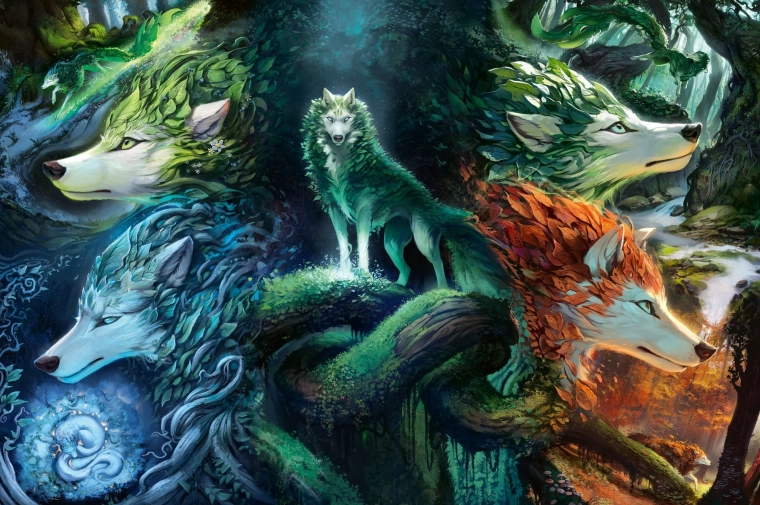 Puzzle Mistyczne wilki 7000 elementów RAVENSBURGER