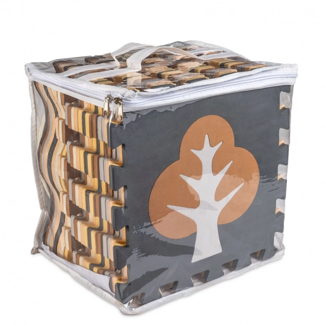 Piankowe puzzle z dinozaurami i kojcem - 36 części