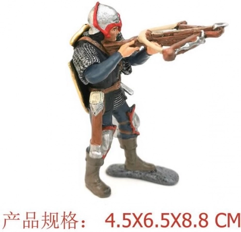 Figurka żołnierza z kuszą 9 cm