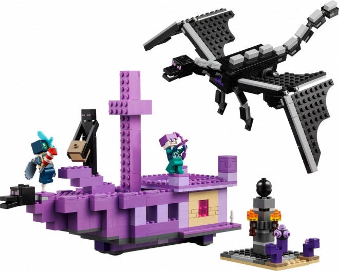 LEGO Minecraft 21264 Smok Endu i statek Endu