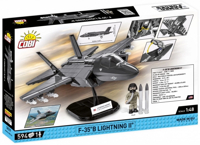 Myśliwiec F-35B Lightning II zestaw 594 elementów