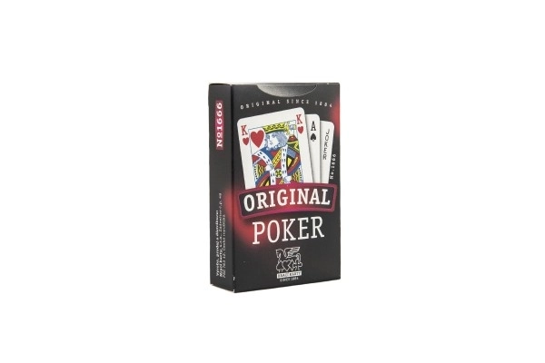 Poker gra towarzyska karty w papierowym pudełku 6x9cm