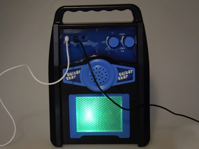 Elektryczna gitara z mikrofonem i wzmacniaczem dla dzieci Karaoke