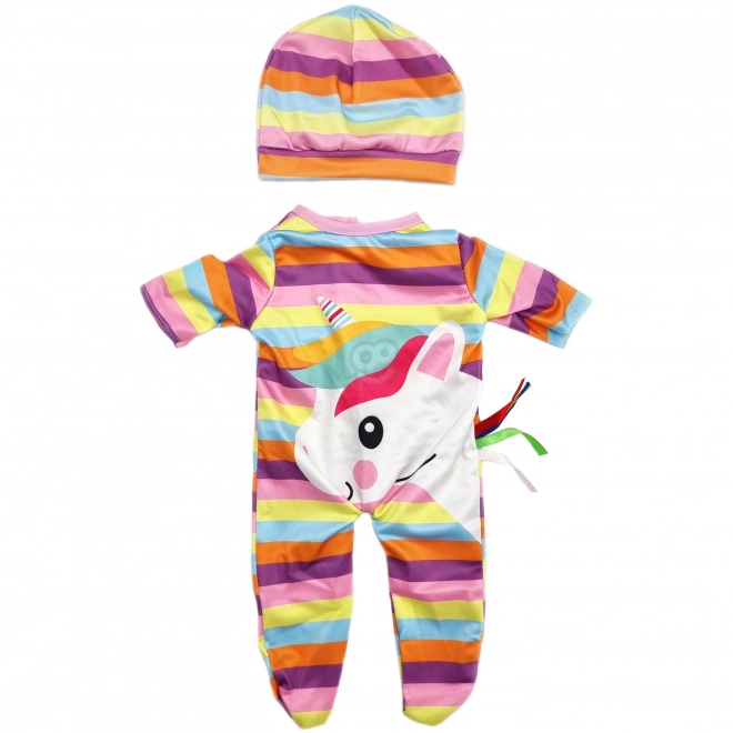 Woopie królewskie ubranie dla lalek zestaw jednorożec z czapką 43-46 cm