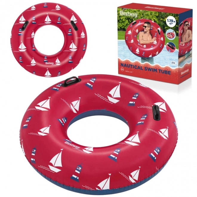 Bestway duży pływający pierścień 119 cm