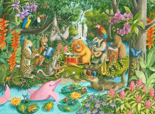 RAVENSBURGER Puzzle Kapela lasu deszczowego XXL 100 elementów