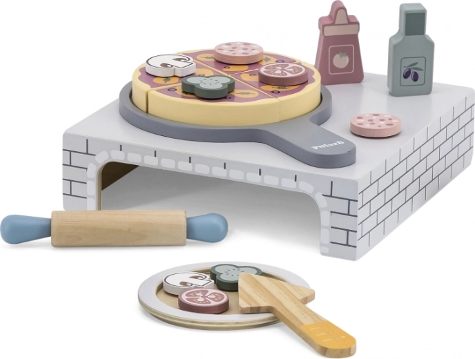 Realistyczny piec i serwowanie