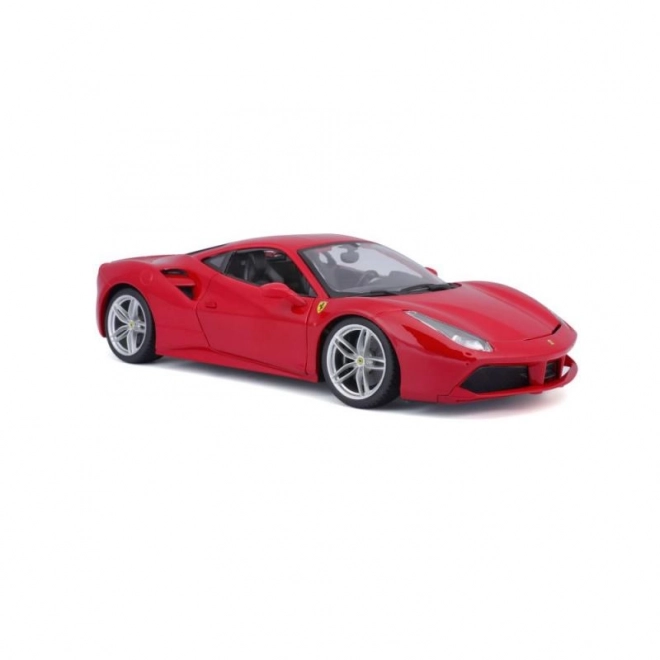 Metalowy samochód Ferrari 488 GTB czerwony