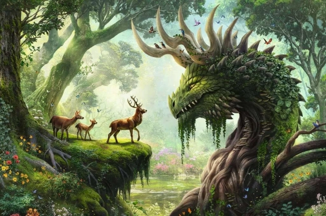 Puzzle Leśny Smok Ravensburger 3000 elementów