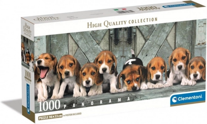Puzzle 1000 elementów Kompaktowa panorama Beagle