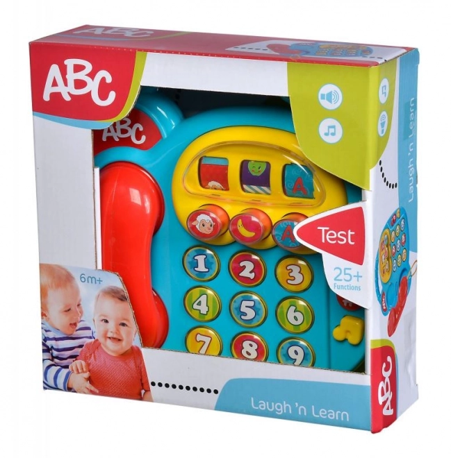 Interaktywny telefon dla niemowląt ABC